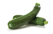 Three fresh zucchinis, ideal for a dietitian-approved dish, are stacked in a pile on a white background. They showcase glossy, dark green skins with ridges and light speckles, perfect for a vegan or vegetarian meal.
